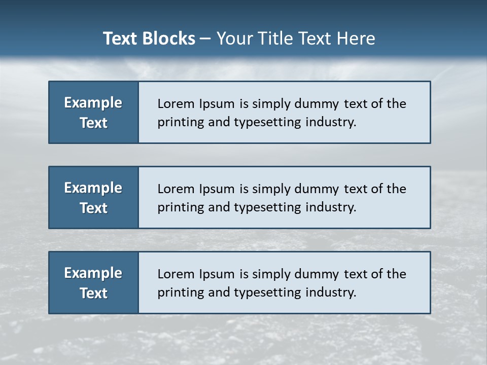 Earth Dry Soil PowerPoint Template