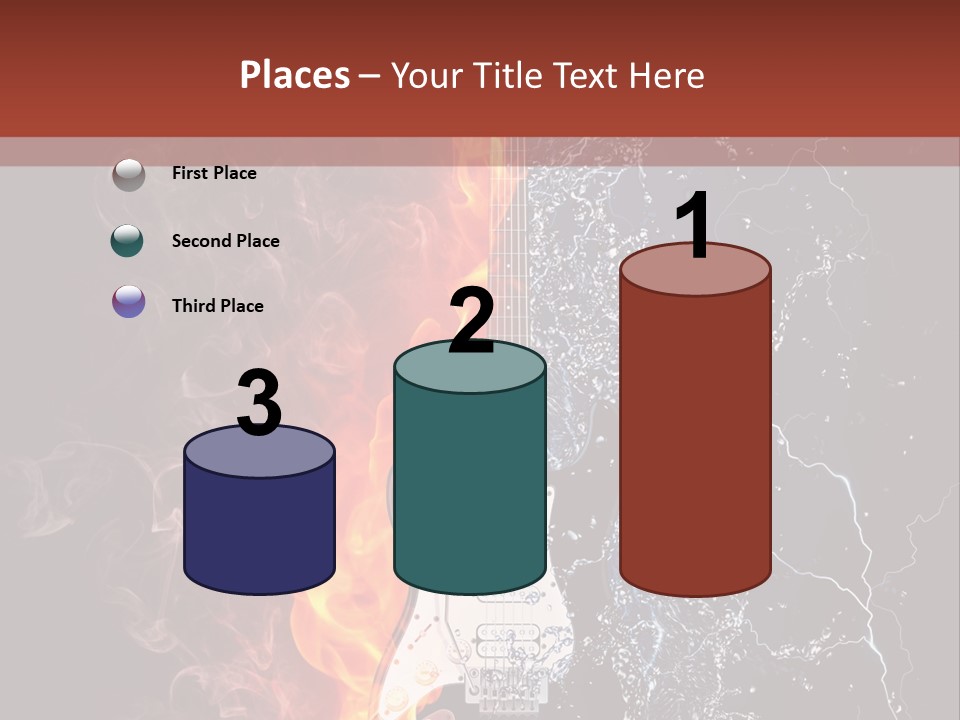 Flammable Electric Inferno PowerPoint Template