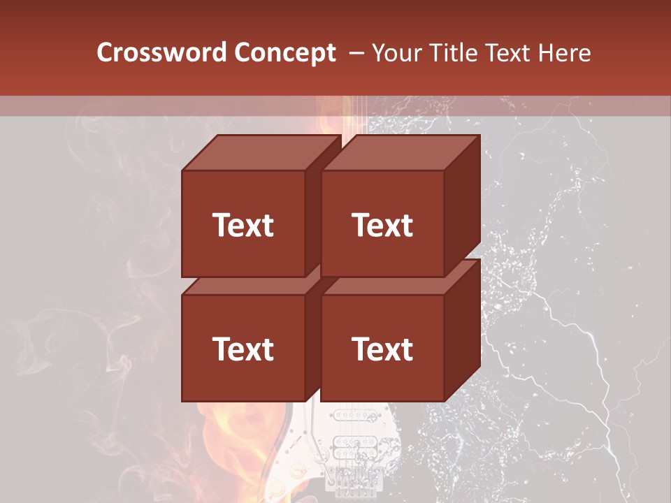 Flammable Electric Inferno PowerPoint Template