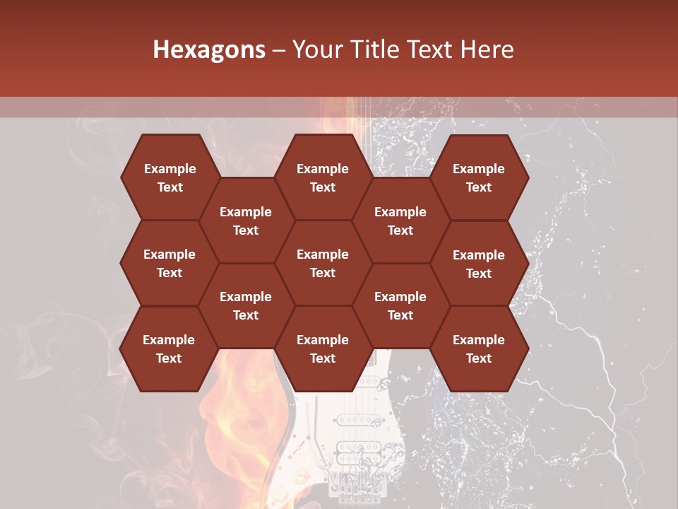 Flammable Electric Inferno PowerPoint Template