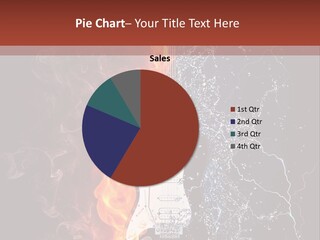 Flammable Electric Inferno PowerPoint Template