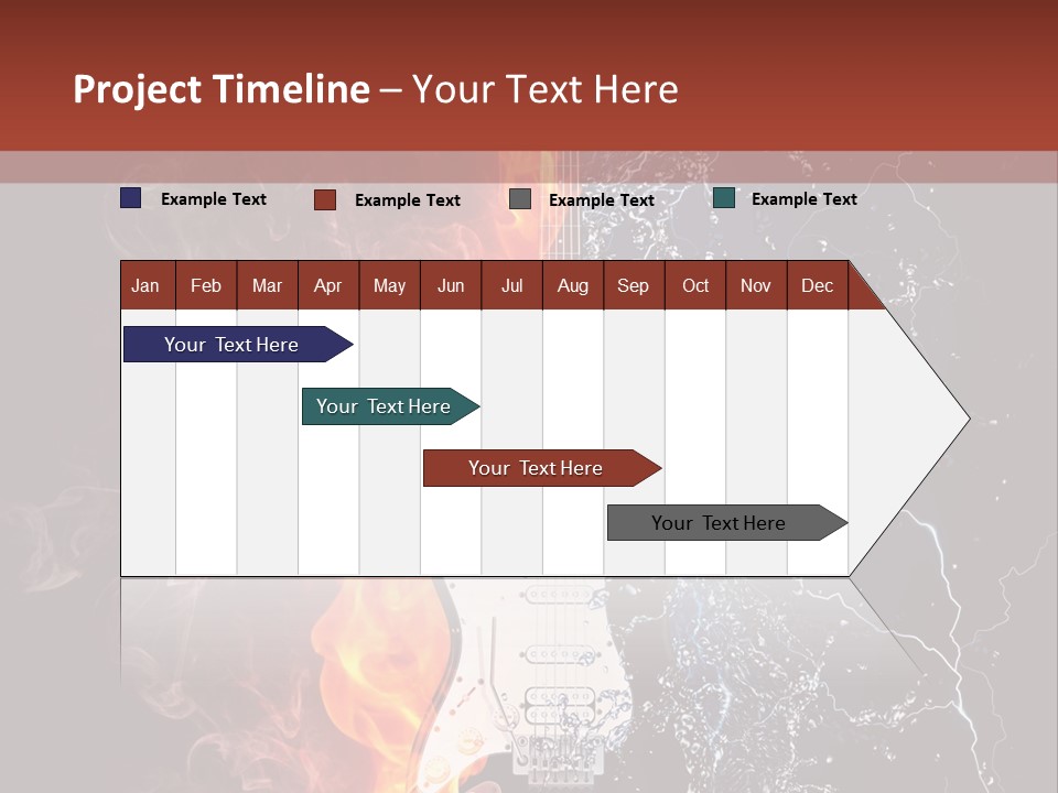 Flammable Electric Inferno PowerPoint Template