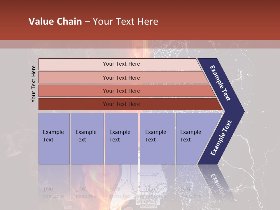Flammable Electric Inferno PowerPoint Template