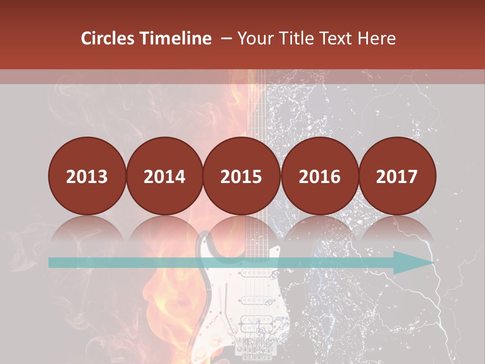 Flammable Electric Inferno PowerPoint Template