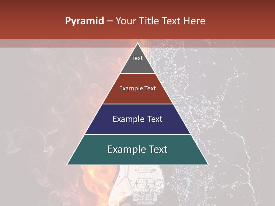 Flammable Electric Inferno PowerPoint Template