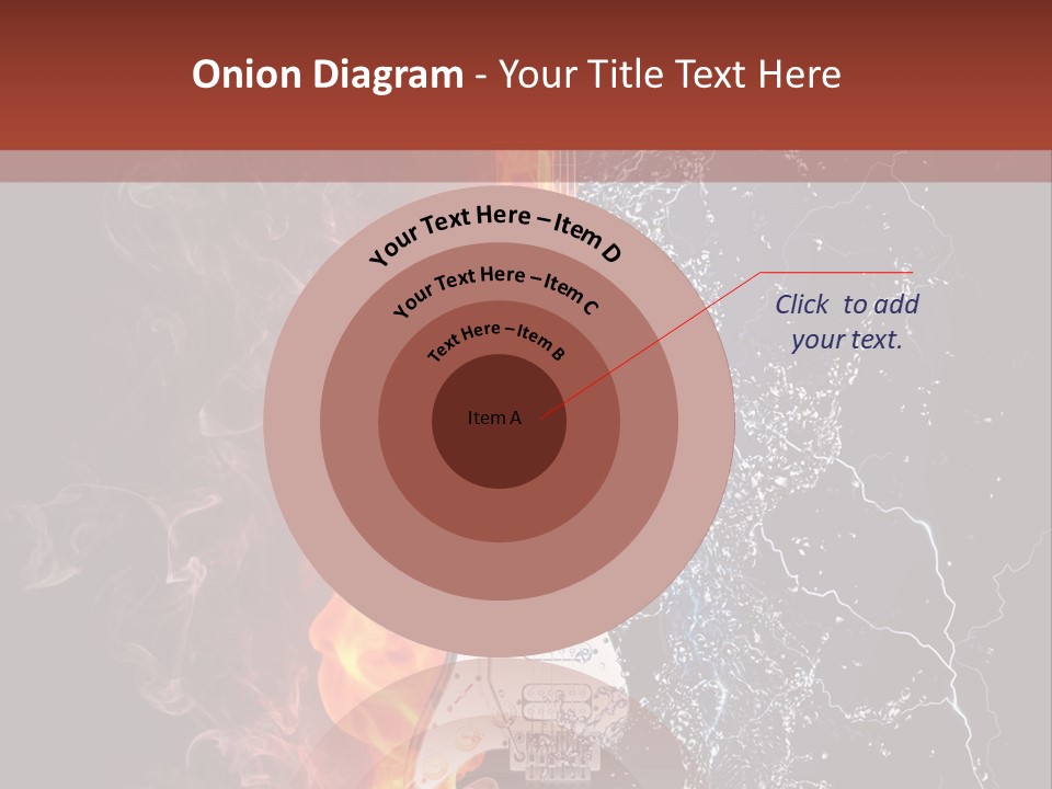 Flammable Electric Inferno PowerPoint Template