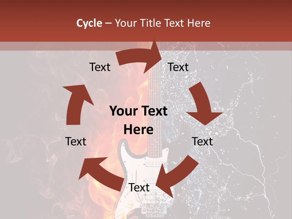 Flammable Electric Inferno PowerPoint Template