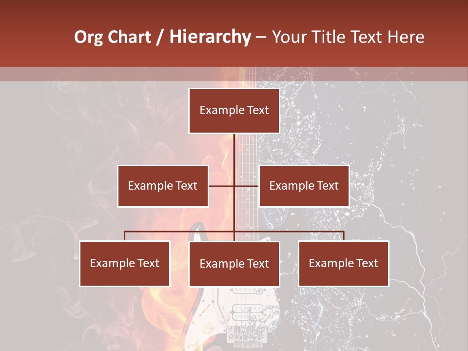 Flammable Electric Inferno PowerPoint Template