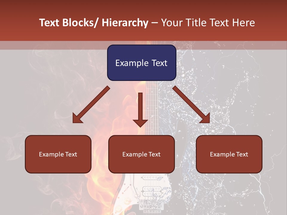 Flammable Electric Inferno PowerPoint Template
