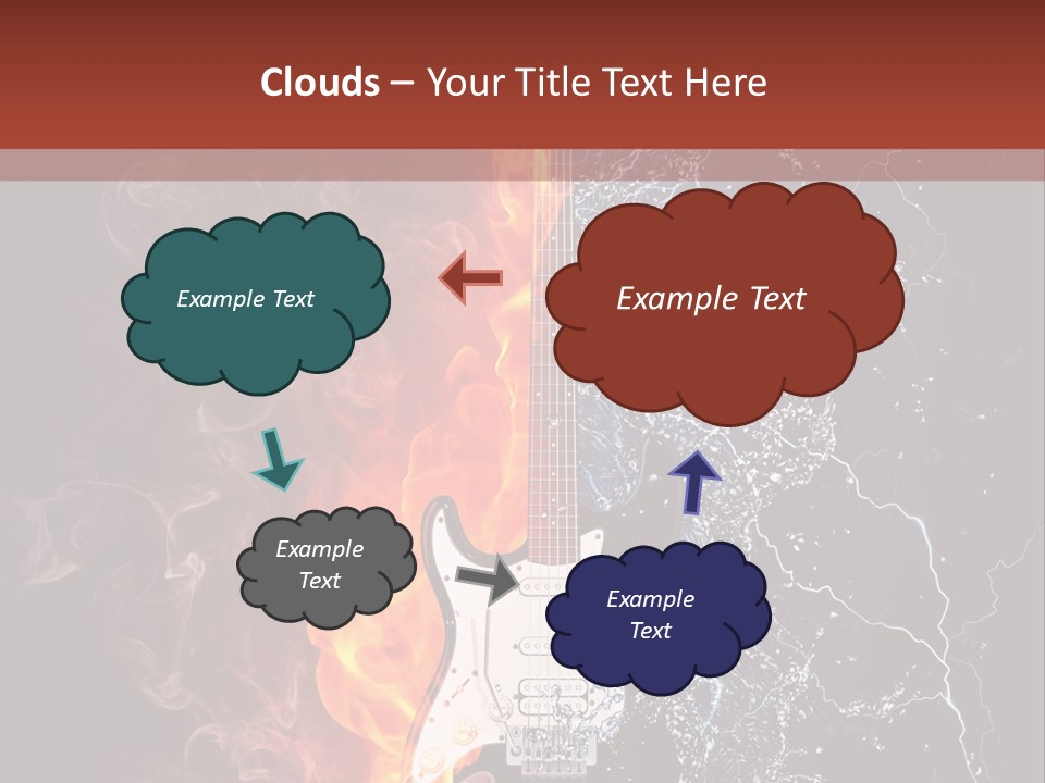 Flammable Electric Inferno PowerPoint Template