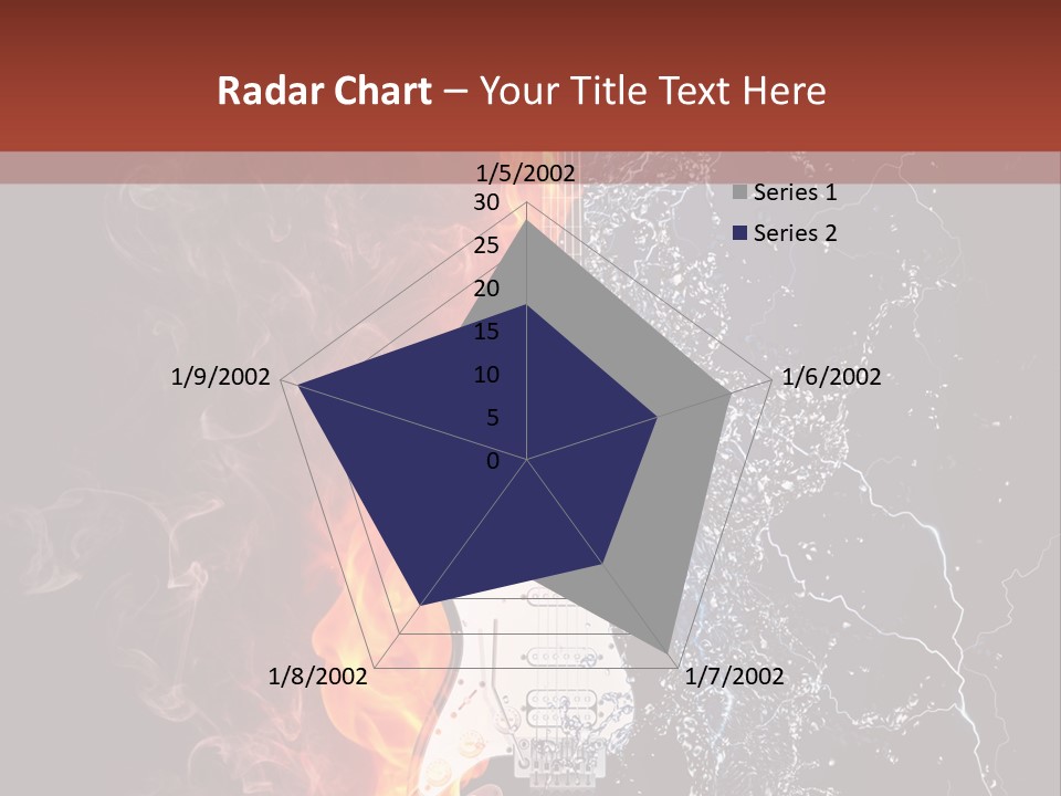 Flammable Electric Inferno PowerPoint Template