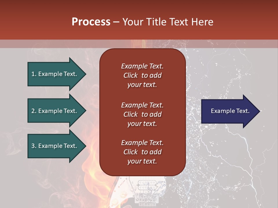 Flammable Electric Inferno PowerPoint Template
