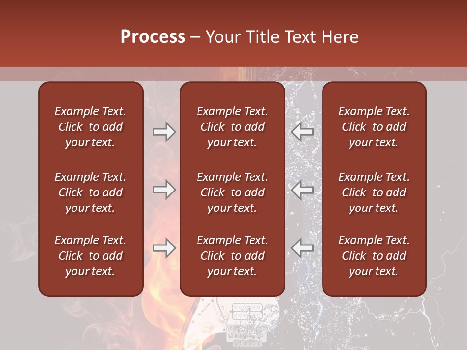 Flammable Electric Inferno PowerPoint Template