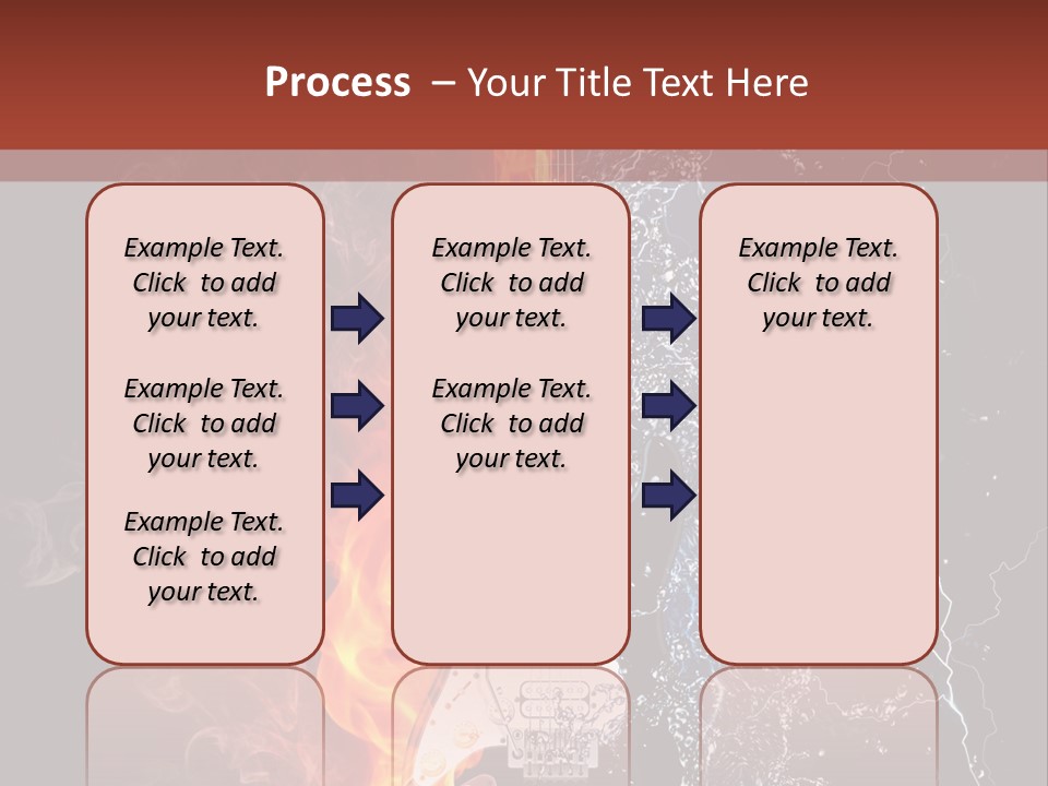 Flammable Electric Inferno PowerPoint Template