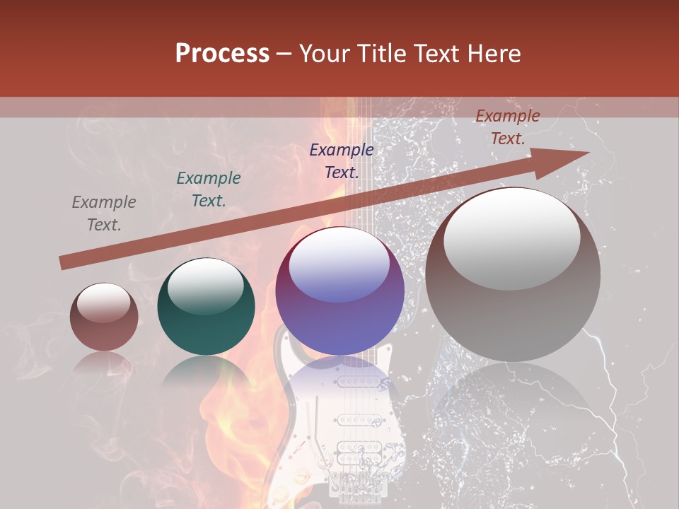 Flammable Electric Inferno PowerPoint Template