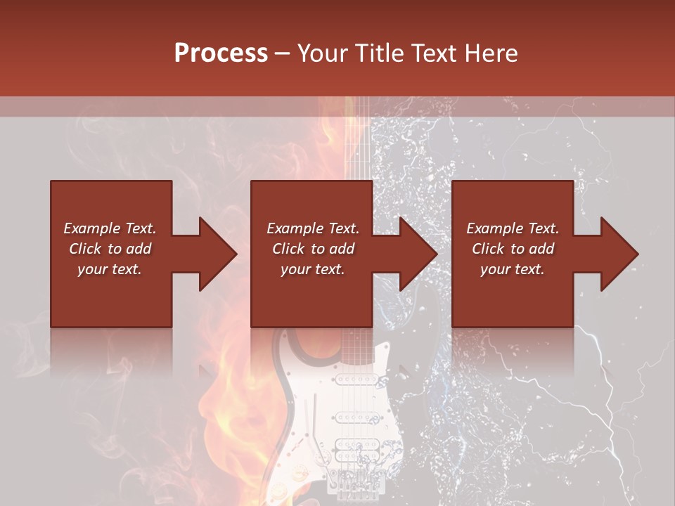Flammable Electric Inferno PowerPoint Template