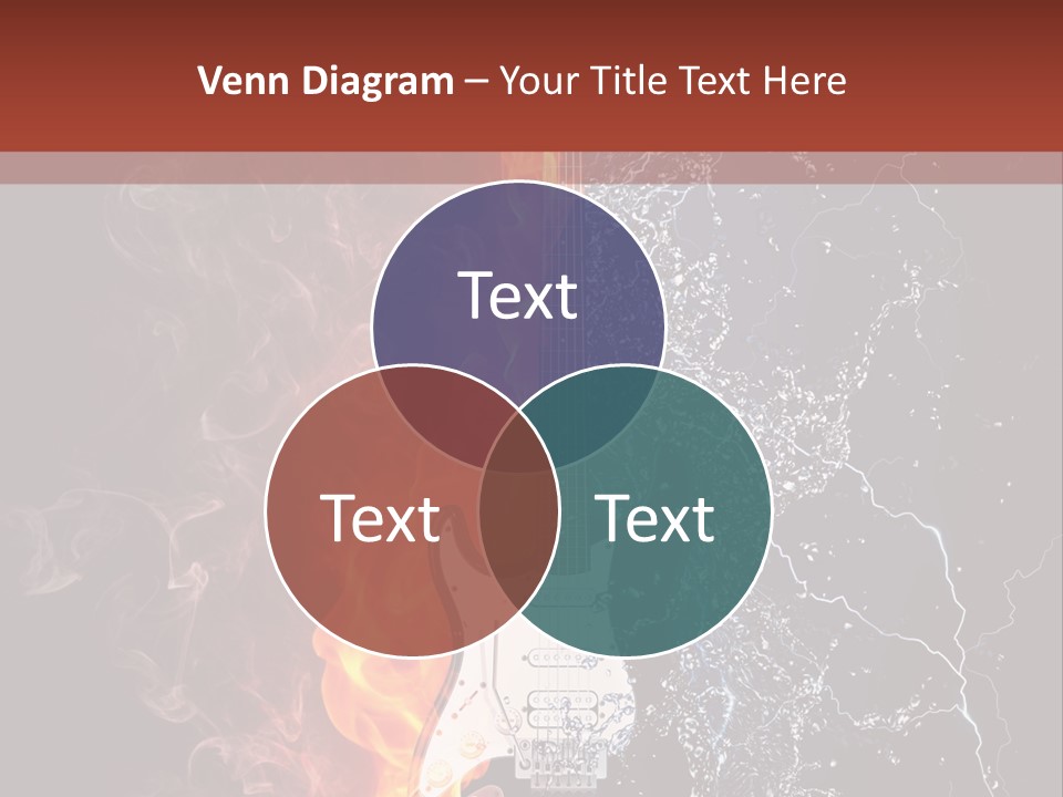 Flammable Electric Inferno PowerPoint Template
