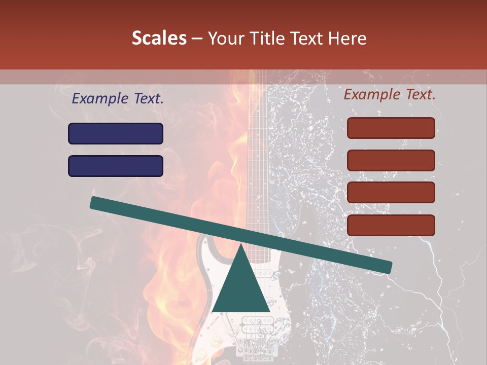 Flammable Electric Inferno PowerPoint Template