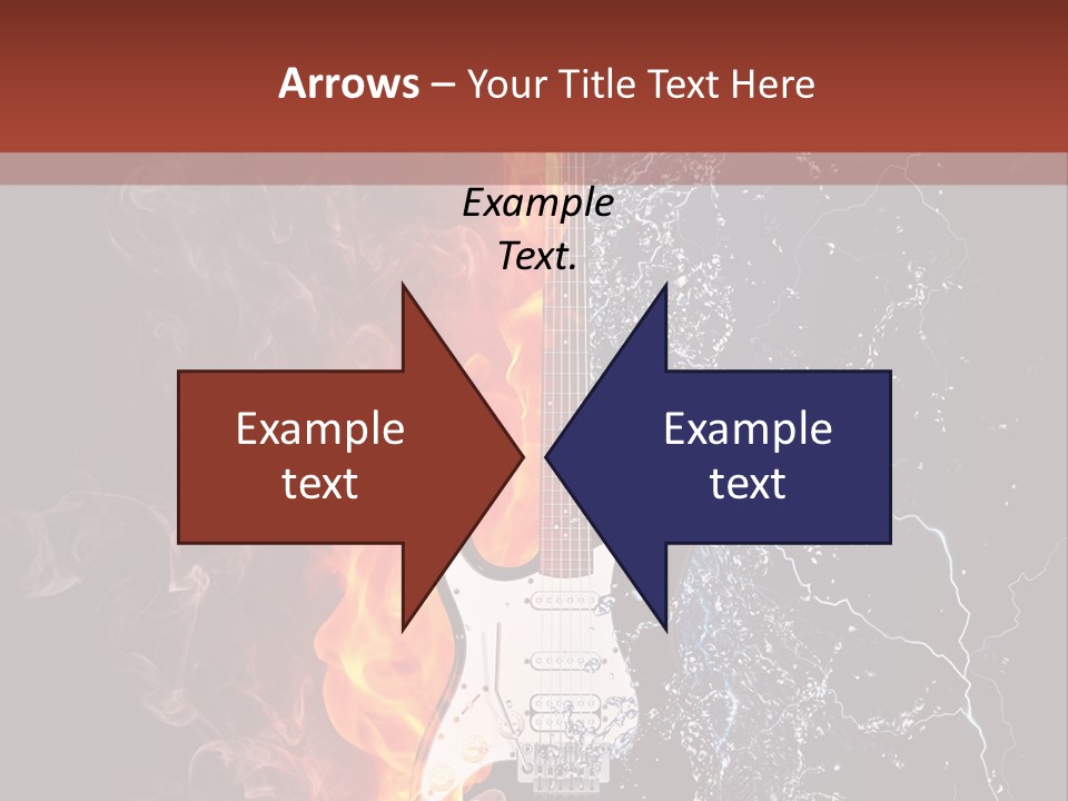 Flammable Electric Inferno PowerPoint Template