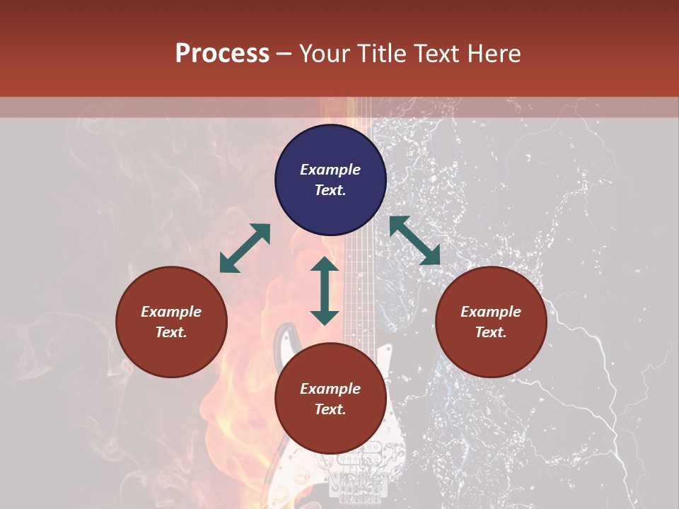Flammable Electric Inferno PowerPoint Template