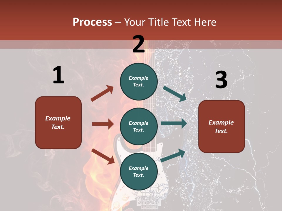 Flammable Electric Inferno PowerPoint Template