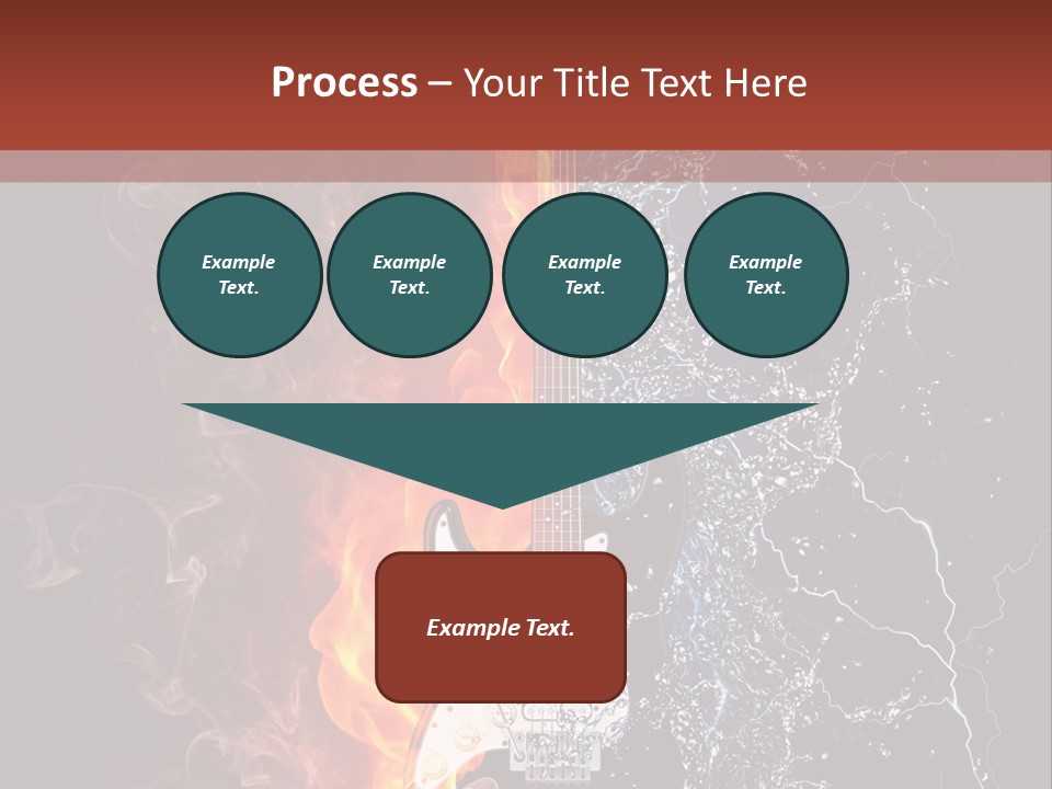 Flammable Electric Inferno PowerPoint Template