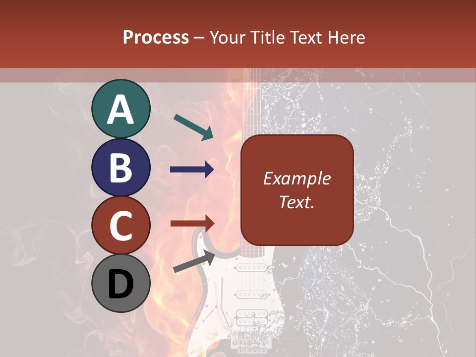 Flammable Electric Inferno PowerPoint Template