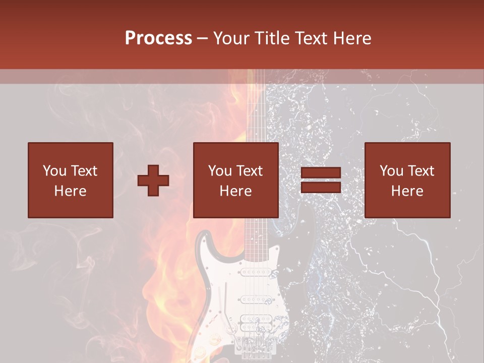 Flammable Electric Inferno PowerPoint Template