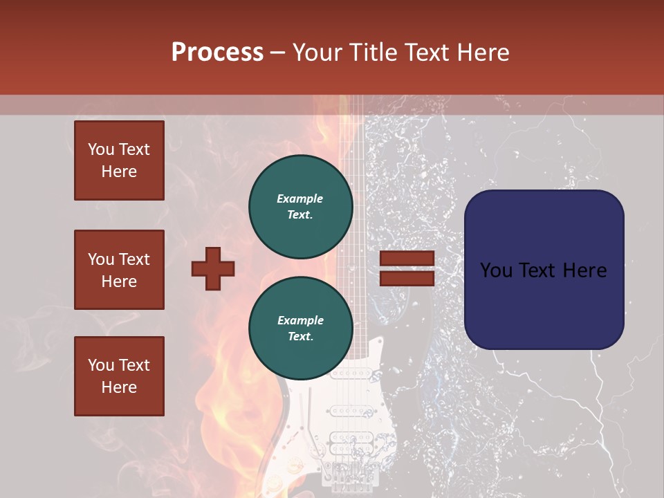 Flammable Electric Inferno PowerPoint Template