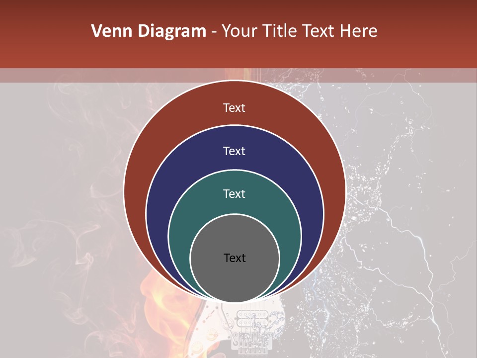 Flammable Electric Inferno PowerPoint Template