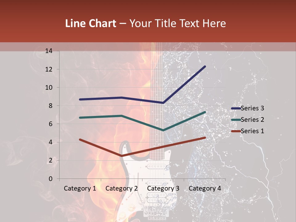 Flammable Electric Inferno PowerPoint Template