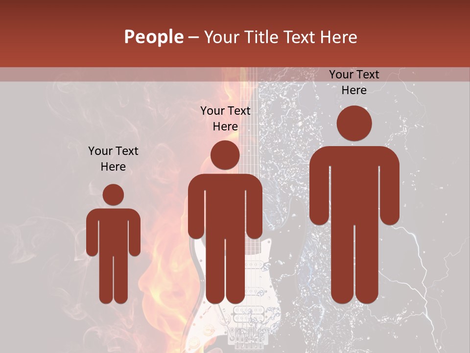 Flammable Electric Inferno PowerPoint Template