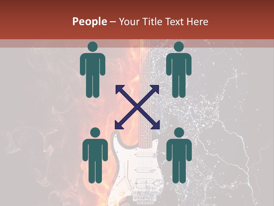 Flammable Electric Inferno PowerPoint Template