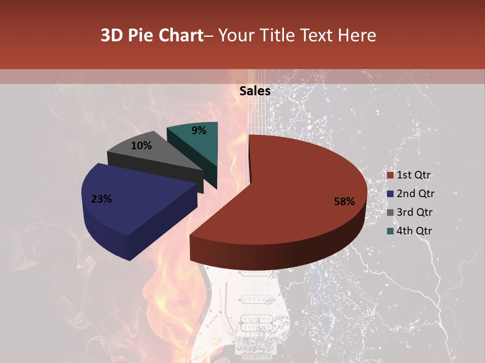 Flammable Electric Inferno PowerPoint Template