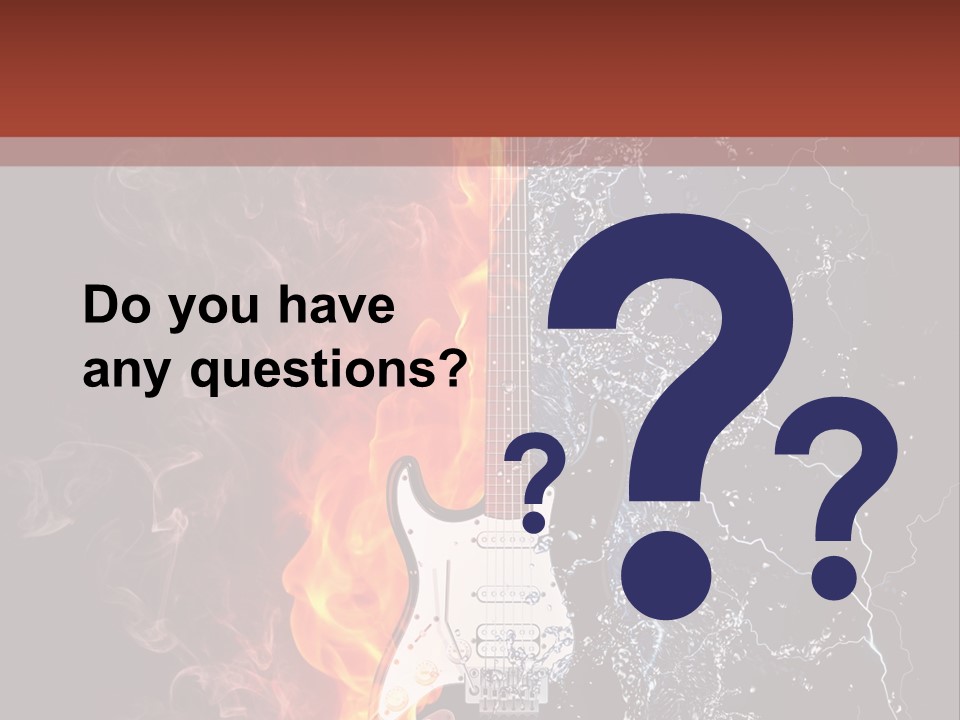 Flammable Electric Inferno PowerPoint Template