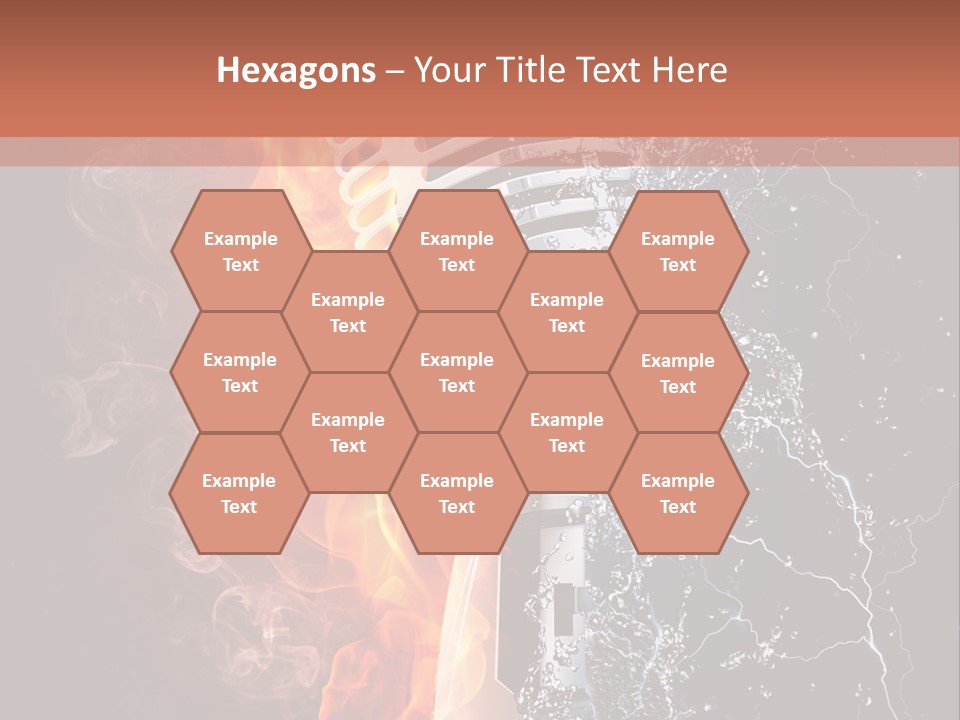 Voice Singing Yellow PowerPoint Template