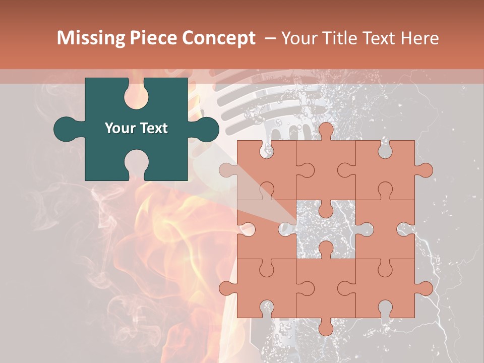 Voice Singing Yellow PowerPoint Template