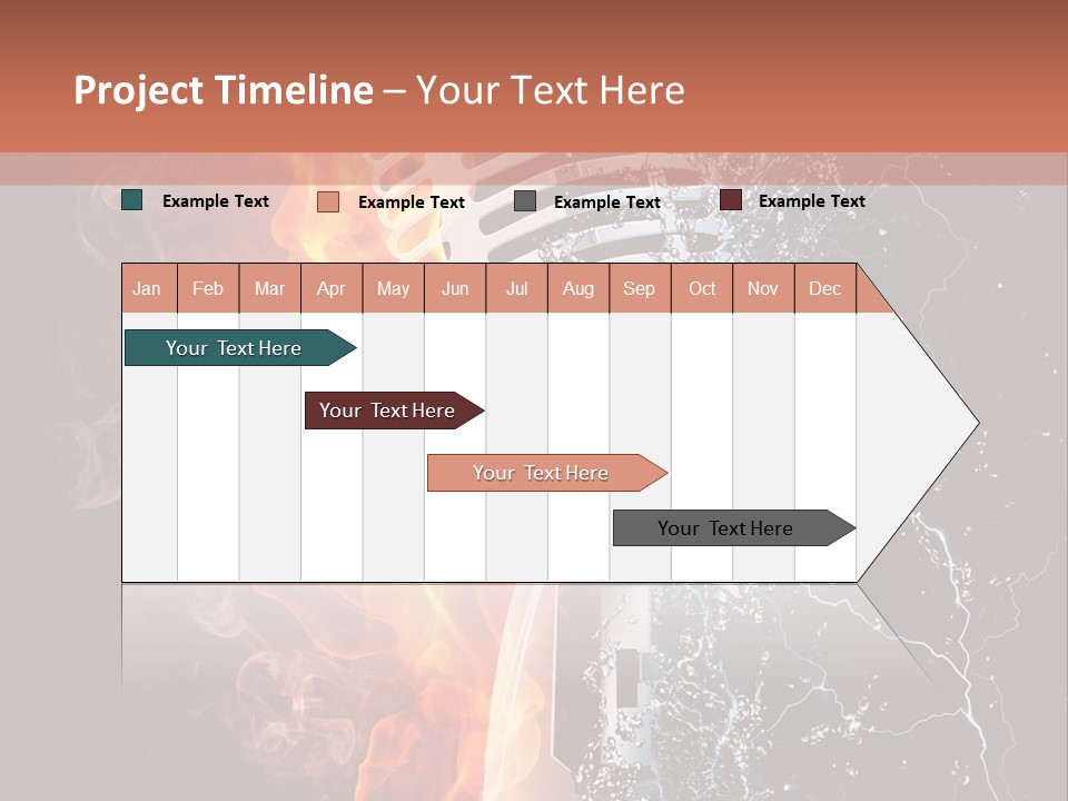 Voice Singing Yellow PowerPoint Template