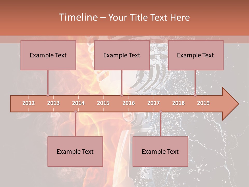 Voice Singing Yellow PowerPoint Template