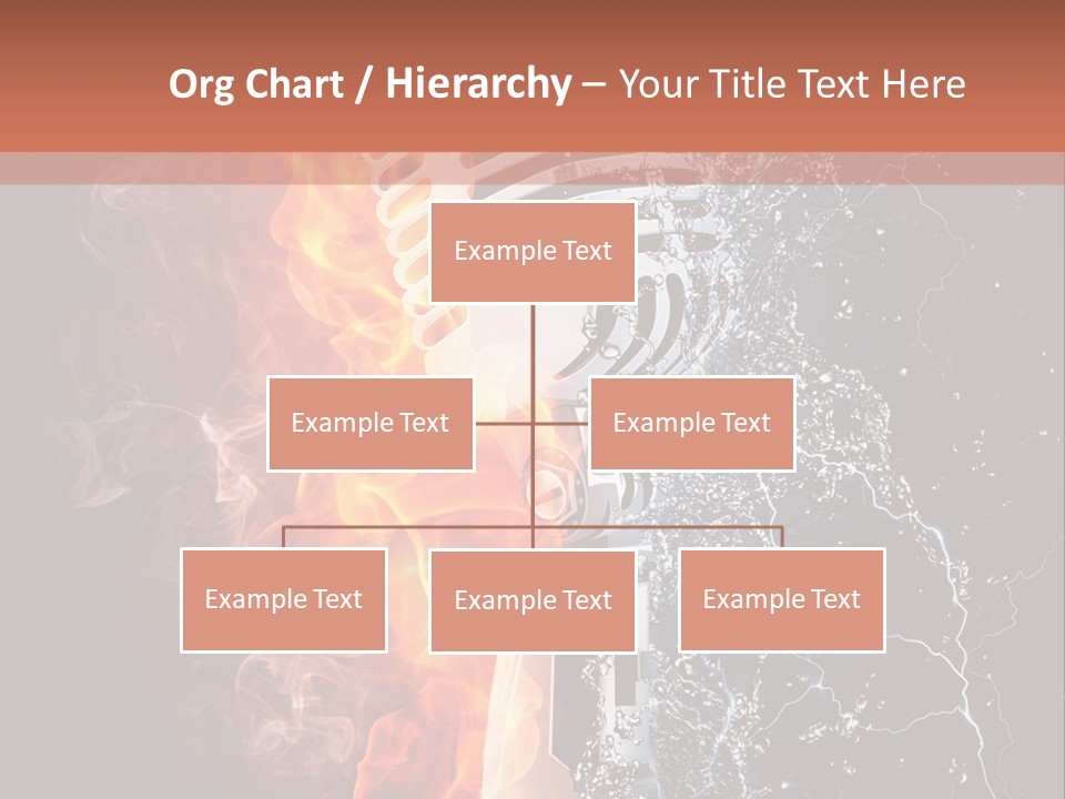 Voice Singing Yellow PowerPoint Template