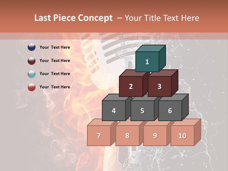 Voice Singing Yellow PowerPoint Template