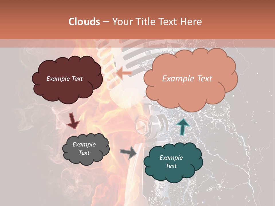 Voice Singing Yellow PowerPoint Template