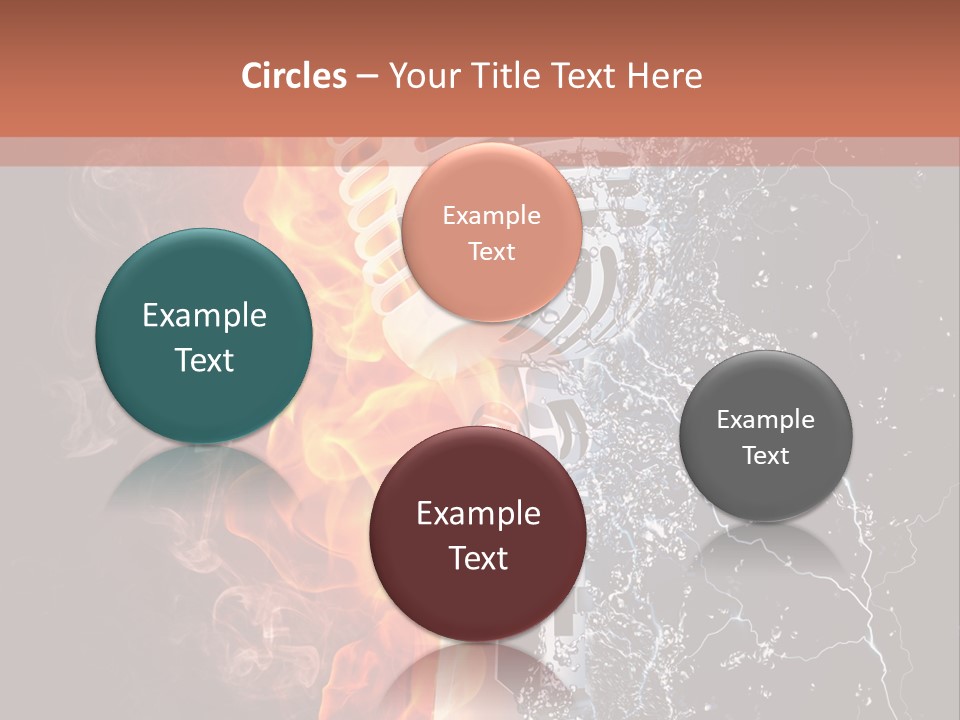 Voice Singing Yellow PowerPoint Template