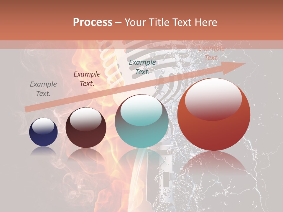 Voice Singing Yellow PowerPoint Template