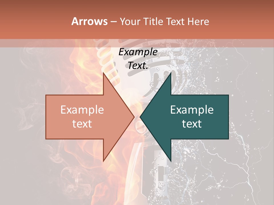 Voice Singing Yellow PowerPoint Template
