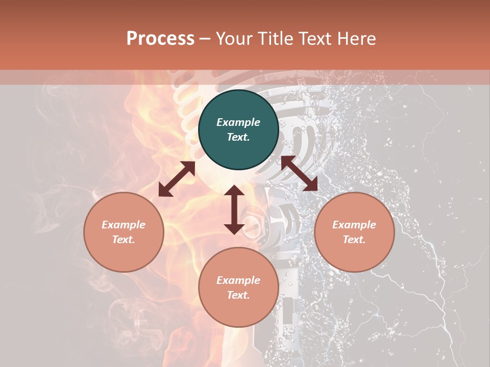 Voice Singing Yellow PowerPoint Template