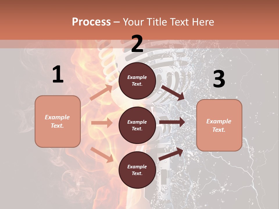 Voice Singing Yellow PowerPoint Template