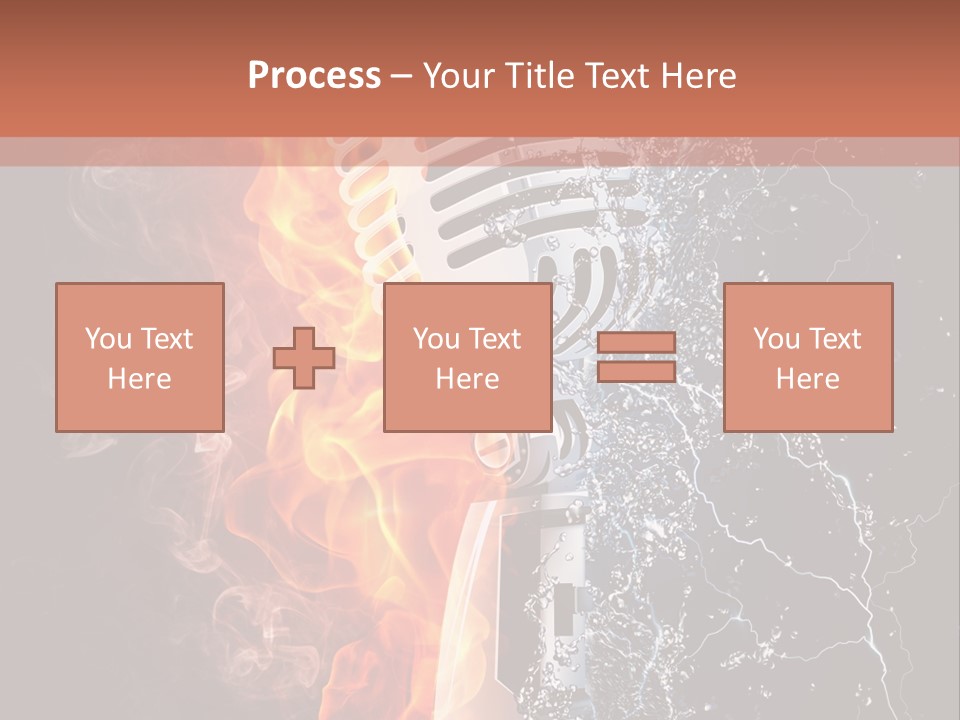 Voice Singing Yellow PowerPoint Template
