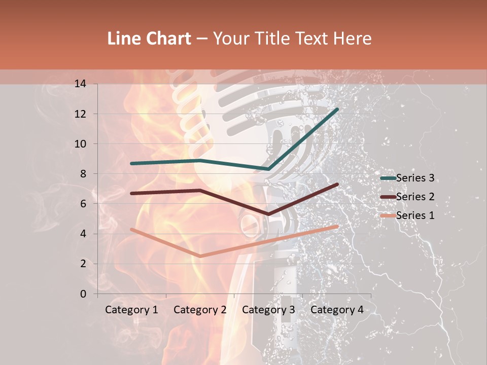 Voice Singing Yellow PowerPoint Template