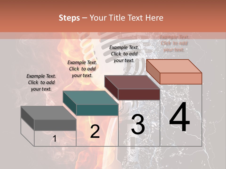 Voice Singing Yellow PowerPoint Template